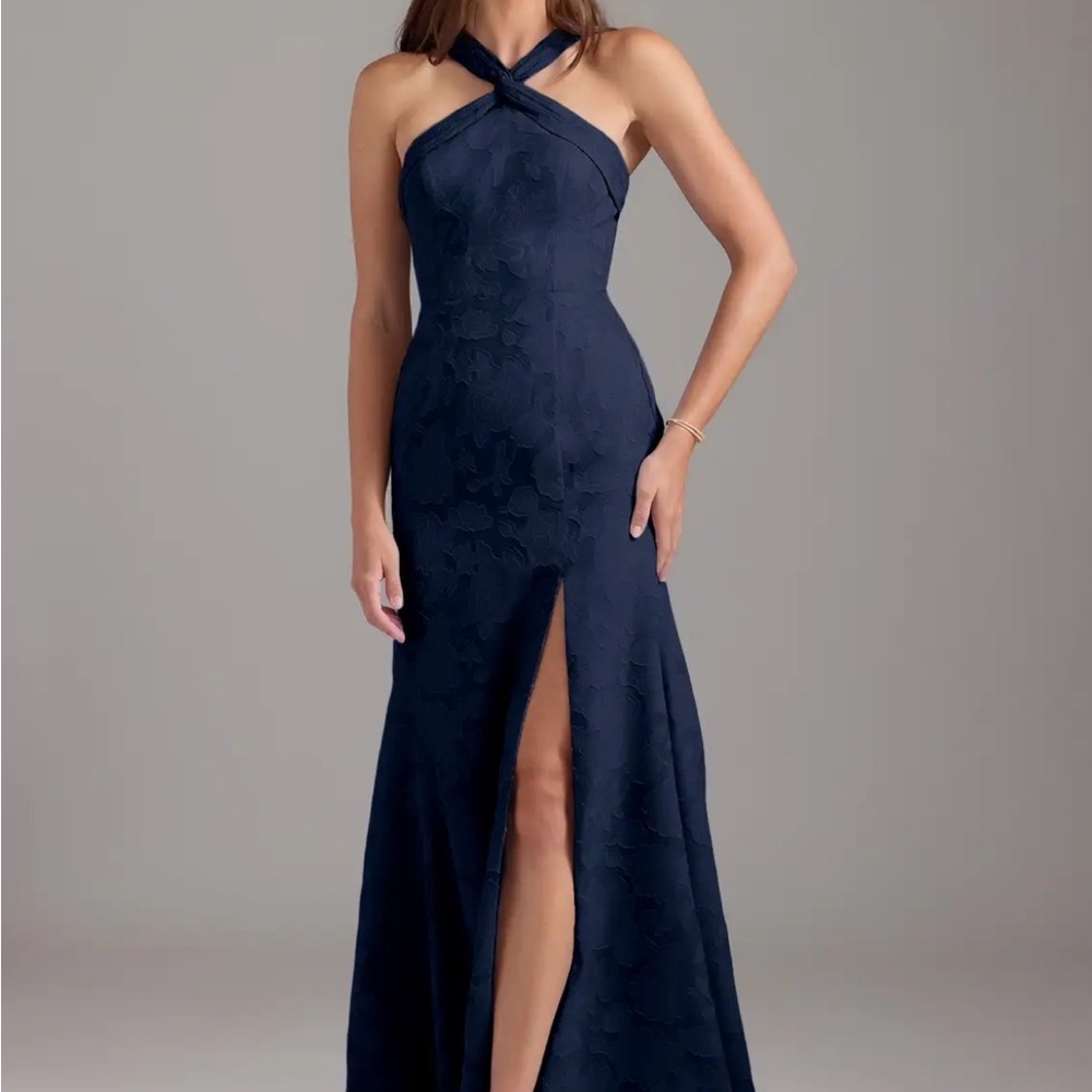Elegant Navy Blue Women's Dress